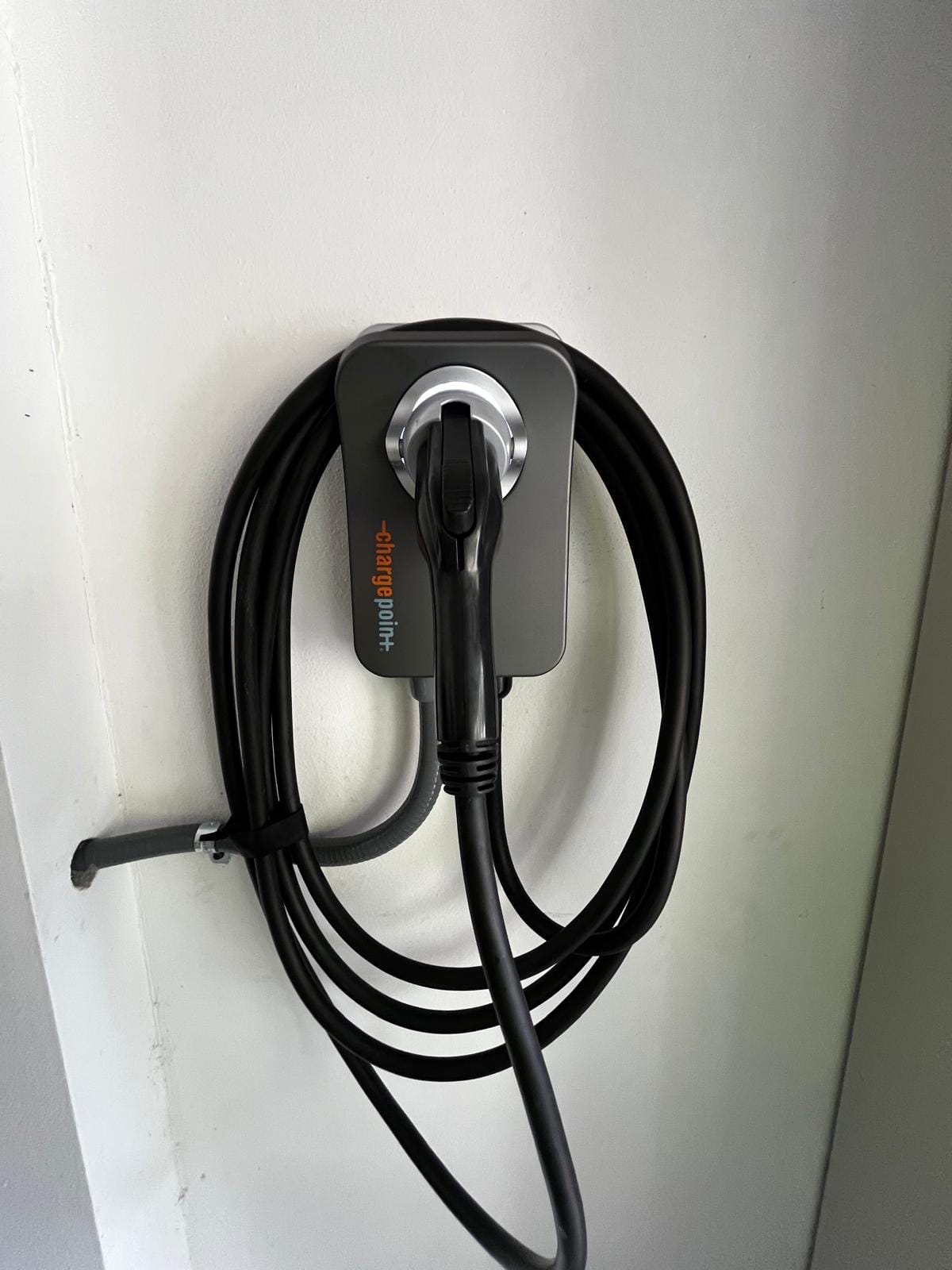 Level 2 EV charger installation — chargepoint