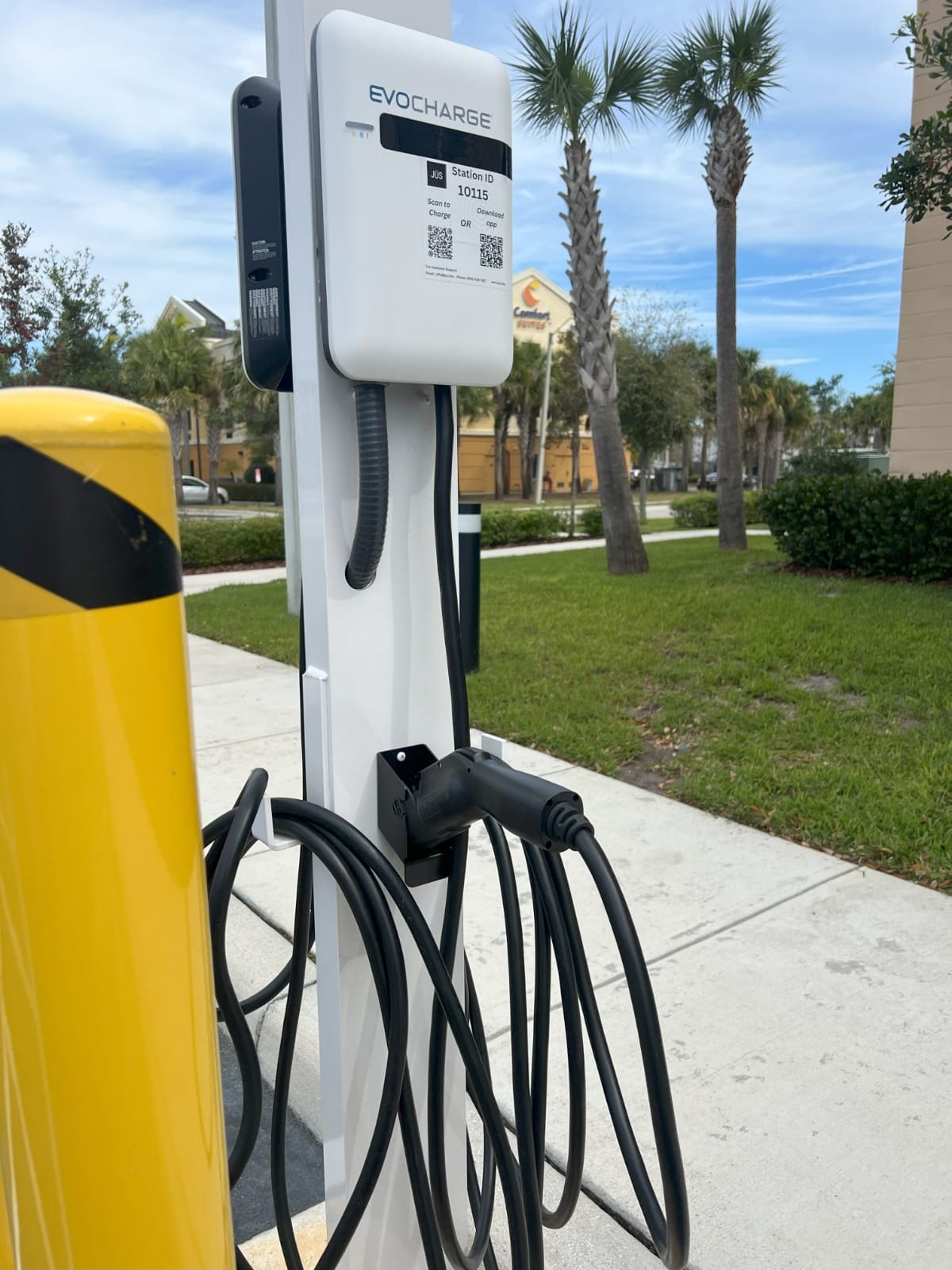 Level 2 EV charger installation — evocharge