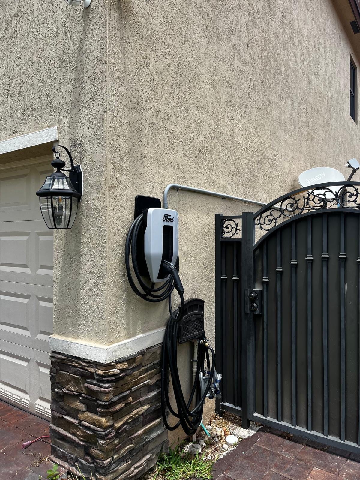 Level 2 EV charger installation — ford