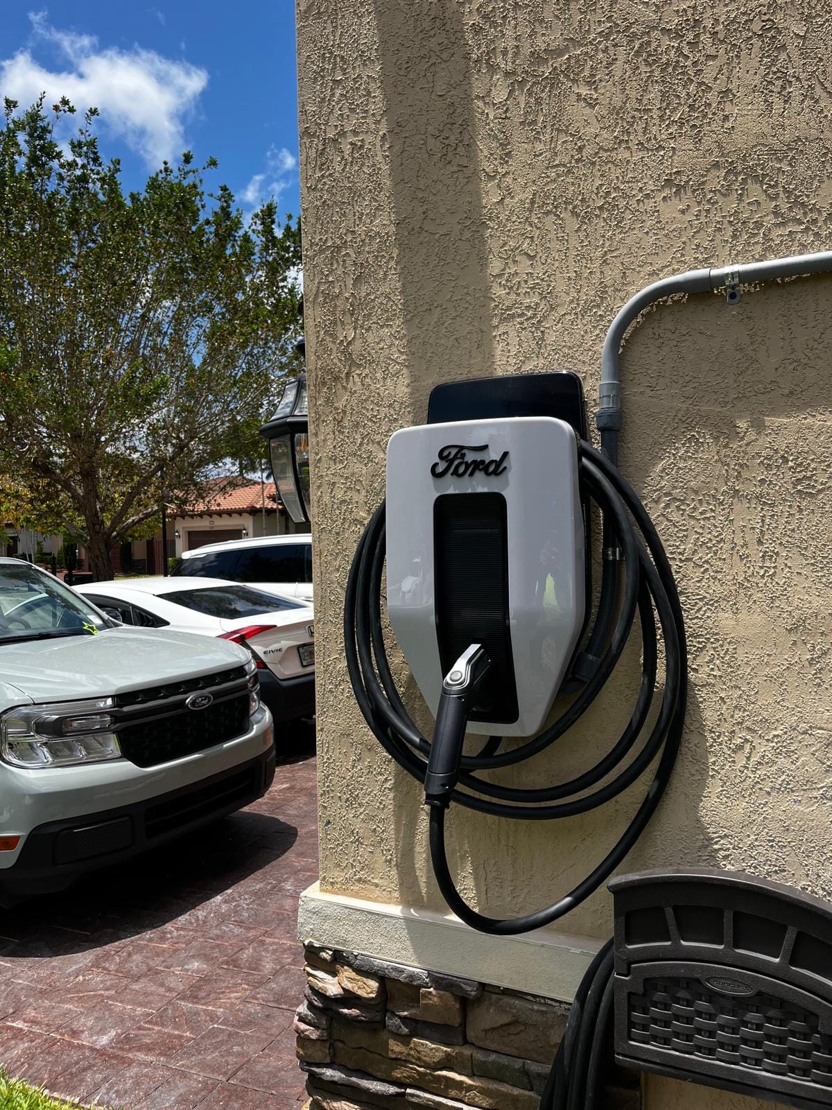 Level 2 EV charger installation — ford2